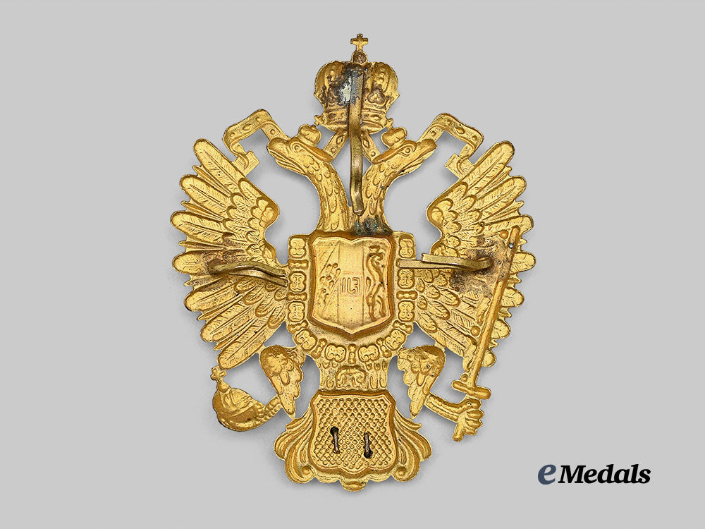 austria,_imperial._an_officer’s_helmet_plate,14th_infantry_e_medals__e_u25306_3