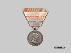 Austria, Imperial. A Bravery Medal, II Class, with Engraved Rim