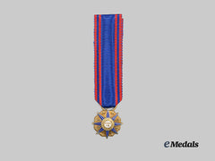 Vatican, Papal State. An Order of St. Pius IX, Miniature in Gold