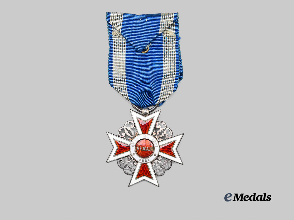 romania,_kingdom._an_order_of_the_crown,_i_v_class_officer_e_medals__e_u25327_4