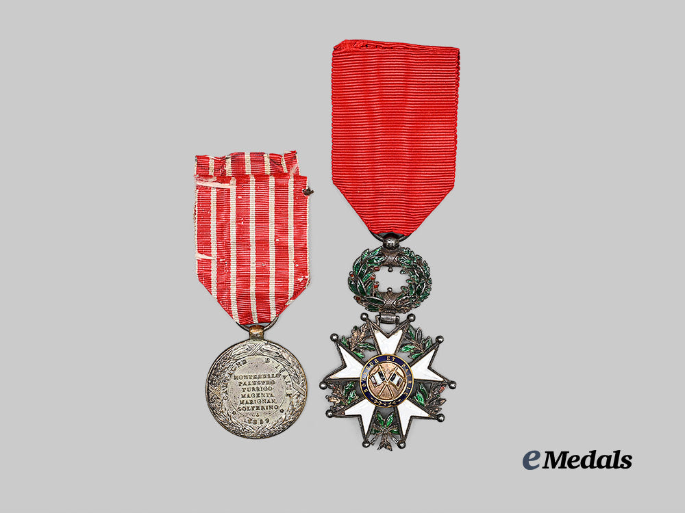 france,_third_republic._a_legion_of_honour,_knight_and_a_medal_of_the1859_italian_campaign_e_medals__e_u25328_4