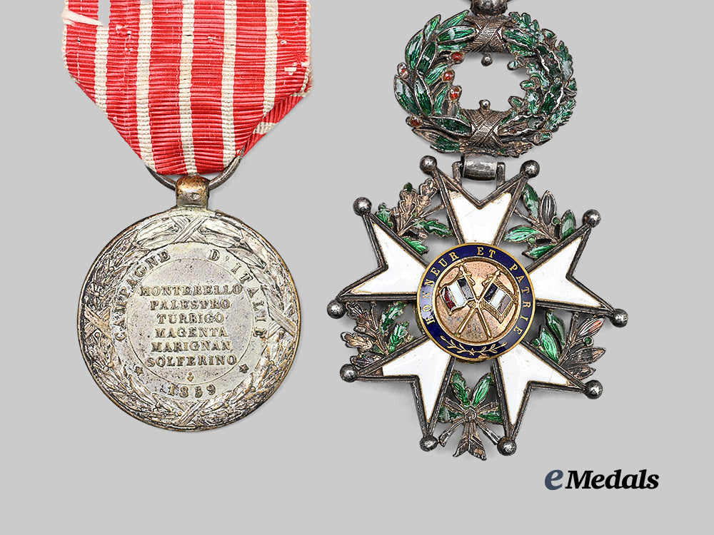 france,_third_republic._a_legion_of_honour,_knight_and_a_medal_of_the1859_italian_campaign_e_medals__e_u25328_5