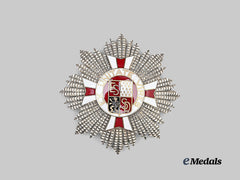 Belgium, Kingdom. An Order of Social Merit of Belgium, Grand Cross Star