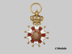 Italian States, Tuscany. An Order of Saint Joseph, Miniature in Gold, c. 1830