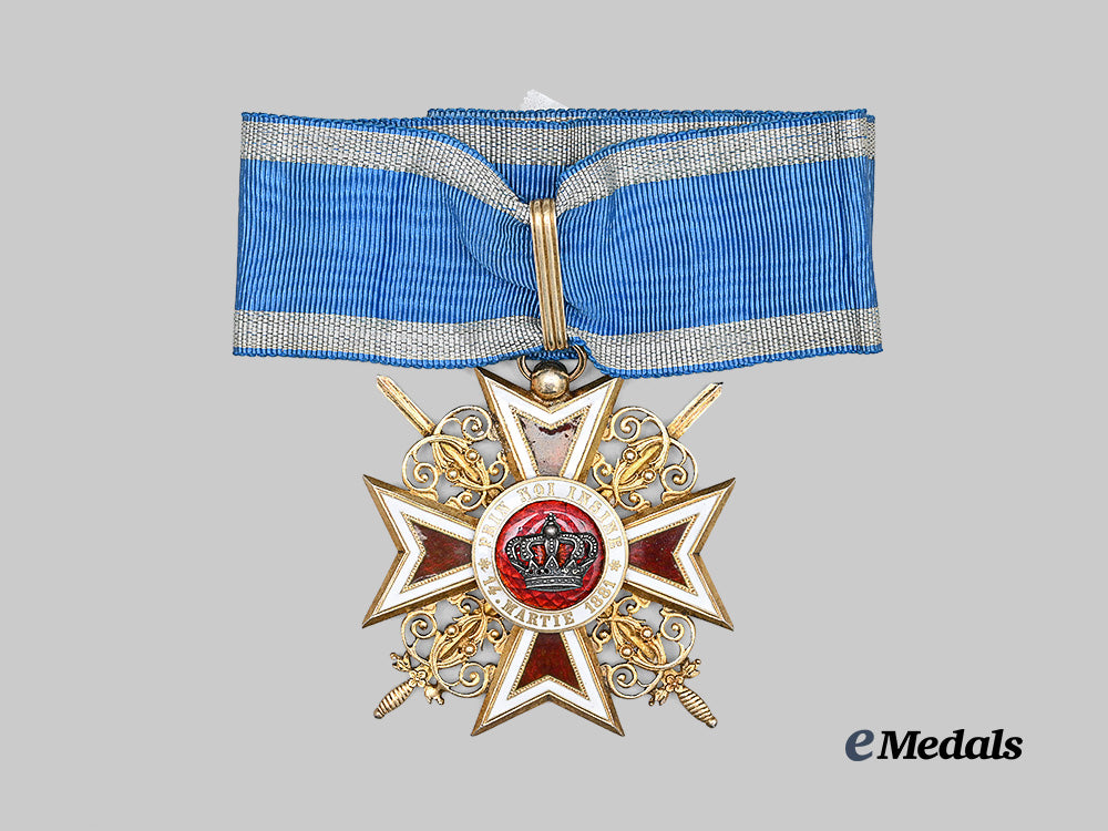romania,_kingdom._an_order_of_the_crown,_commander_with_swords._c.1916_e_medals__e_u25338_2