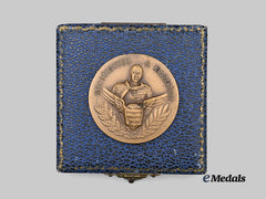 Hungary, Kingdom. A Vitéz Gyula Gömbös Commemorative Medal in Case, by Ludwig Eremvero