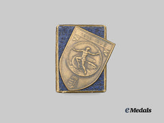Hungary, Kingdom. A royal Hungarian State Railways Sports League Medal, c.1936