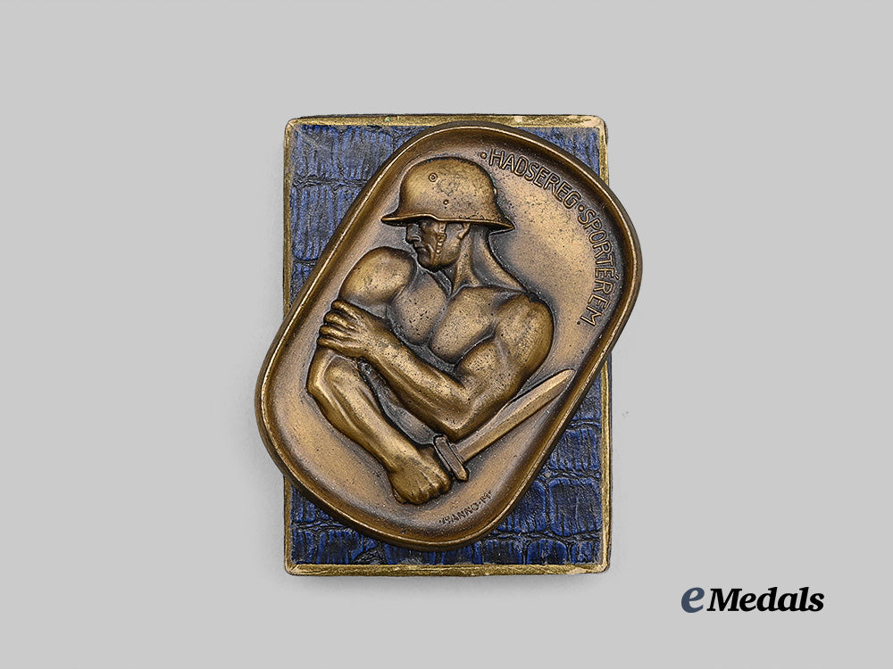 hungary,_kingdom._a1931_army_sports_week_plaque_in_case_e_medals__e_u25358_4