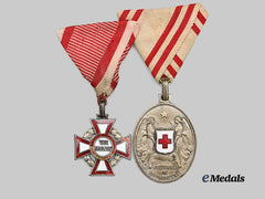 Austria, Imperial. A Pair of First War Red Cross Awards