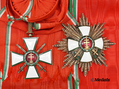 Hungary, Kingdom. A Royal Hungarian Order of Merit, Grand Cross Set with Swords, to Generaloberst Johannes Friessner, 1944