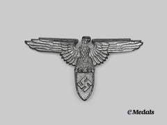 Slovakia, First Republic. A Rare Freiwillige Schutzstaffel Cap Insignia, Third Pattern, German-Made by Augustin Hicke