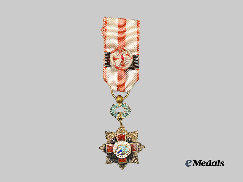 cuba,_republic._an_order_of_honour_and_merit_of_the_cuban_red_cross,_miniature_i_i_i_class_commander_e_medals__e_u25414_2