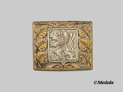 Czechoslovakia, Republic I. An Army Officer’s Belt Buckle, c.1930