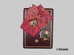 Spain, Spanish State. An Order of Cisneros, Grand Cross Set, in Case