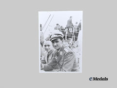 A Post War Signed Photograph Of Knight's Cross Recipient; Krems