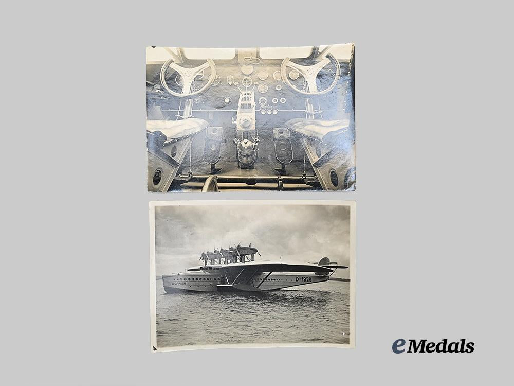 five_original_photographs_of_rare_german_plane_dornier_do_x_e_medals__g19883_5