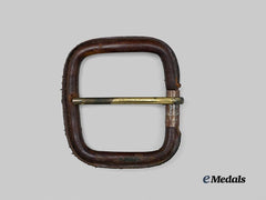An Unidentified Second War Period German Single Claw Open Leather Buckle