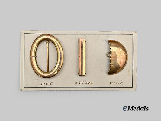 a_police_general's_parade_cross_strap_fittings_on_a_sales_sample_board;_published_e_medals__g20659_2