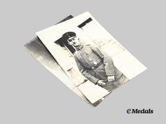 Three First War German Imperial Airmen Photographs