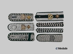 Seven Customs  (National Fiscal Administration) Rank Shoulder Boards