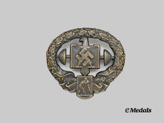 Germany, Third Reich. A Heavy Athletics Sports Badge, Type II, Bronze Grade