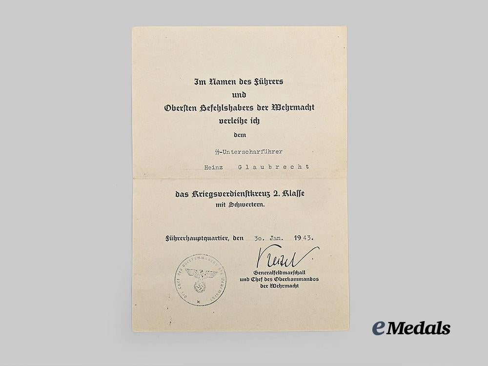 germany,_s_s._a_waffen-_s_s_war_merit_cross_award_document_to_unterscharführer_heinz_glaubrecht,_with_documents_e_medals__g25234_6