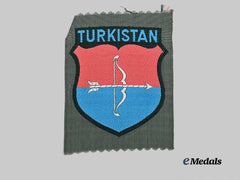 Germany, Heer. A Mint Turkestan Legion Volunteer’s Sleeve Shield, First Pattern