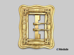 Germany, Third Reich. A Patriotic Belt Buckle, from the John R. Angolia Collection
