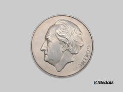 Germany. A Goethe Medal For Art And Science In Silver