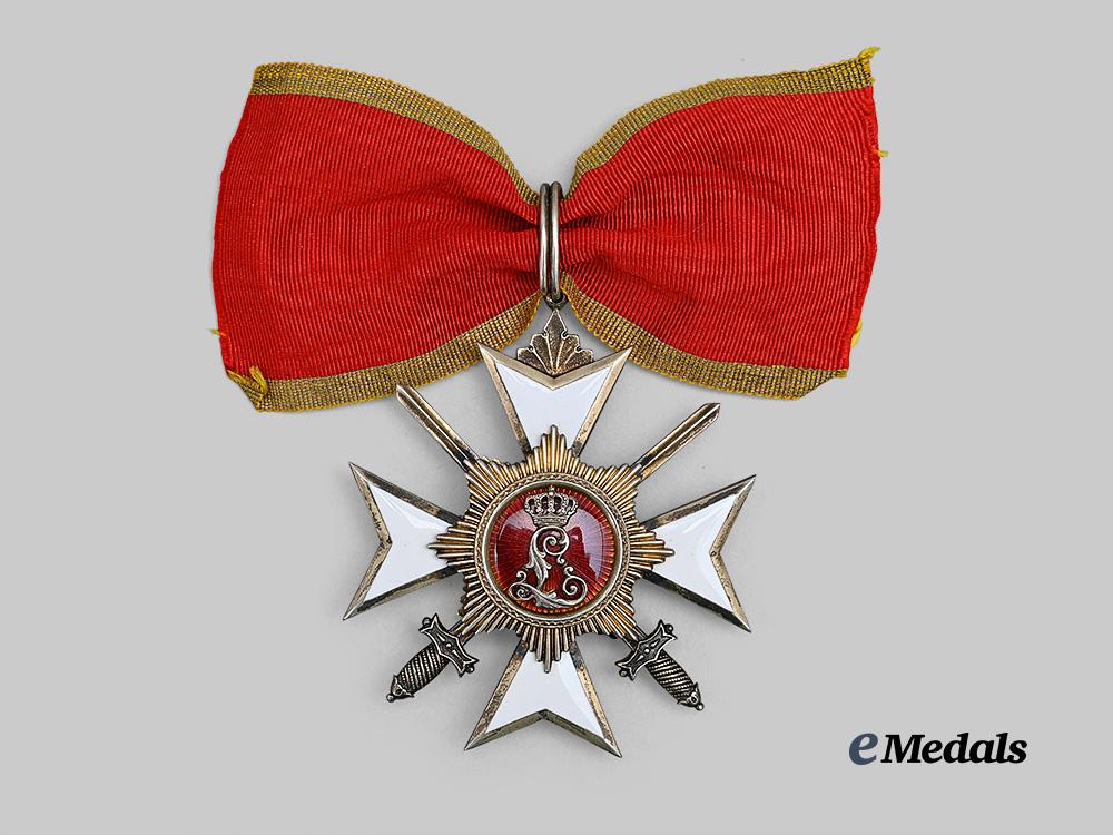lippe,_principality._a_princely_house_order,_i_i_class_cross_with_swords_e_medals__g46103_4