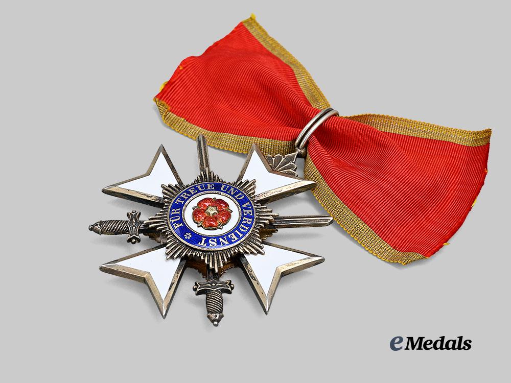 lippe,_principality._a_princely_house_order,_i_i_class_cross_with_swords_e_medals__g46103_8