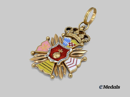 bavaria,_kingdom._a_rare_order_of_st._hubert,_official’s_cross_in_gold,_museum_exhibition_example_e_medals__g56762_7