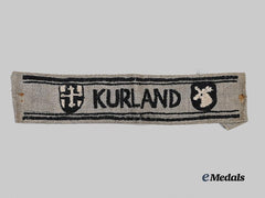 Germany, Wehrmacht. A Kurland Cuff Title, Field-Made Variant