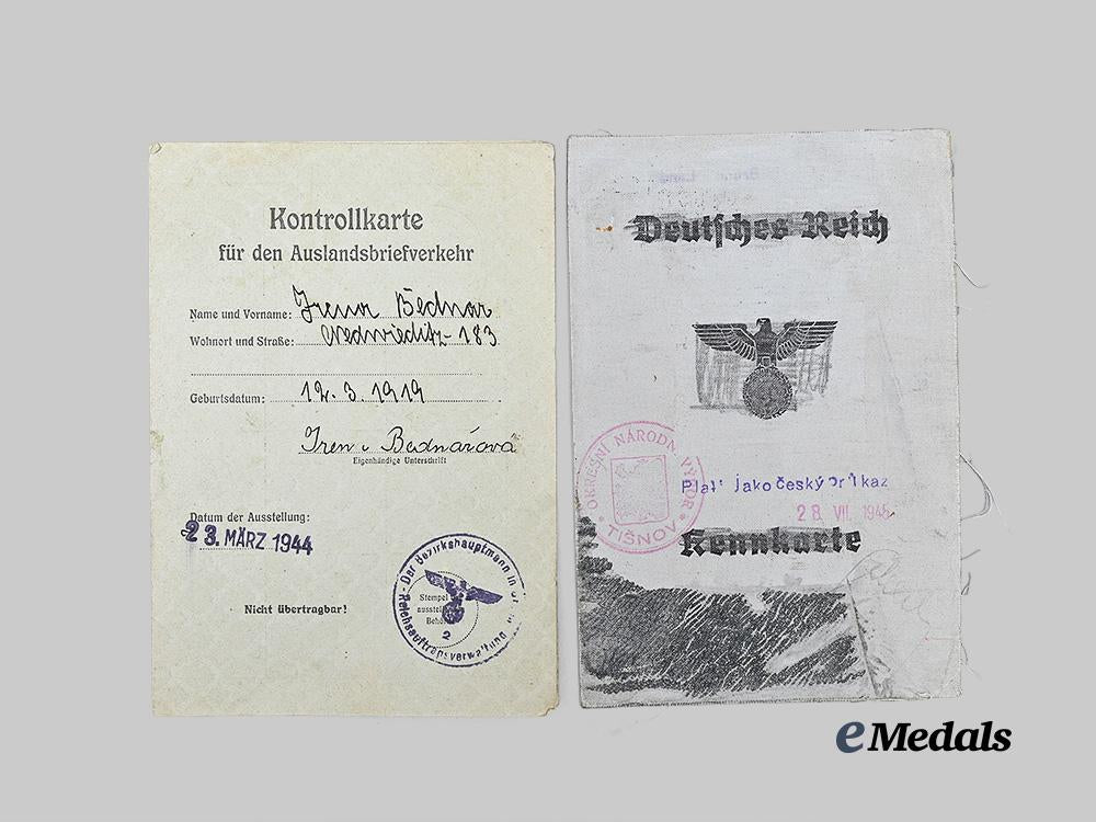 germany,_third_reich._a_lot_of_identity_documents_to_the_bednár_family,_protectorate_of_bohemia_and_moravia_e_medals__g608_14