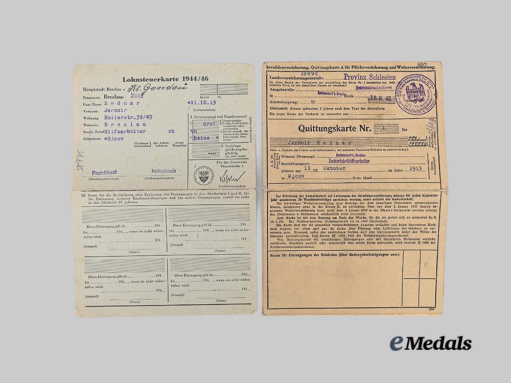 germany,_third_reich._a_lot_of_identity_documents_to_the_bednár_family,_protectorate_of_bohemia_and_moravia_e_medals__g608_17
