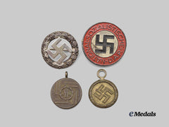 Germany, Third Reich. A Mixed Lot of Badges and Miniatures