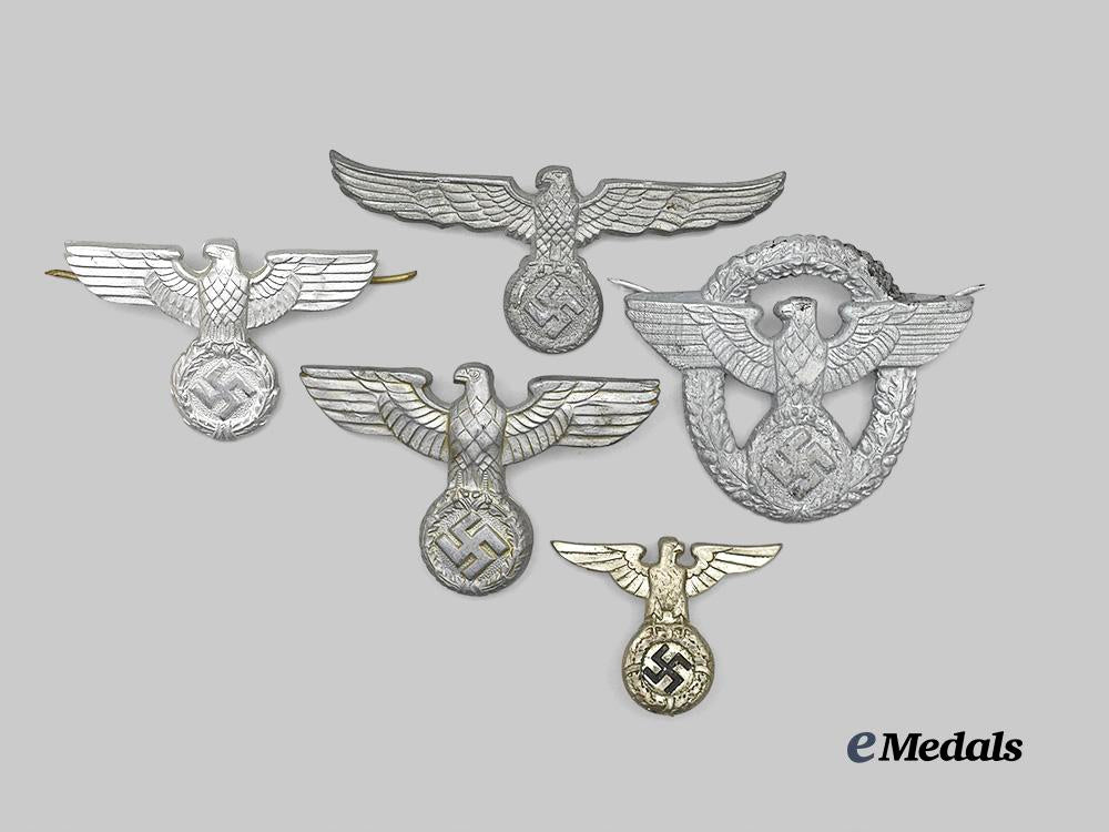 germany,_third_reich._a_mixed_lot_of_cap_eagles_e_medals__g60940_2