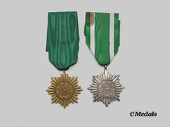 Germany, Wehrmacht. A Pair of Eastern Peoples Decorations, II Class, for Merit and Bravery