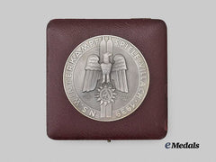 Germany, SA. A 1939 SA-Gruppe Hochland Winter Sports Games Merit Plaque, with Case