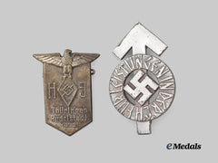 Germany, HJ. A Pair of Badges