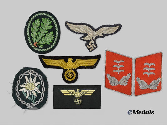 germany,_wehrmacht._a_mixed_lot_of_cloth_insignia,_all_service_branches_e_medals__g60981_2