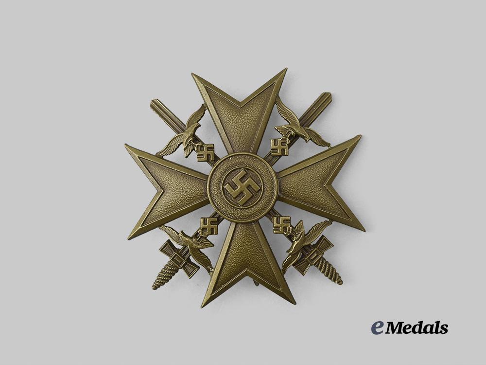 germany,_wehrmacht._a_spanish_cross_in_bronze_with_swords,_wartime-_compatible_example,_by_steinhauer&_lück_e_medals__g60988_2