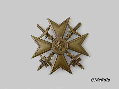 germany,_wehrmacht._a_spanish_cross_in_bronze_with_swords,_wartime-_compatible_example,_by_steinhauer&_lück_e_medals__g60988_2