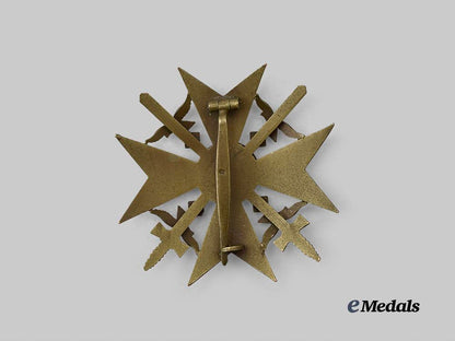 germany,_wehrmacht._a_spanish_cross_in_bronze_with_swords,_wartime-_compatible_example,_by_steinhauer&_lück_e_medals__g60988_4