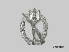 Germany, Heer. An Infantry Assault Badge, Silver Grade, by Gebrüder Wegerhoff