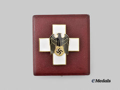 Germany, Federal Republic. A German Social Welfare Decoration, II Class Cross with Case, Exhibition Example by Souval c. 1970