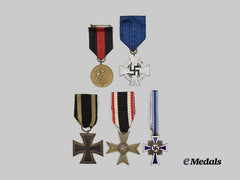 Germany, Third Reich. A Mixed Lot of Awards for Military and Civil Service