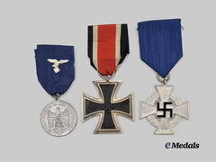 Germany, Third Reich. A Mixed Lot of Awards for Military and Civil Service