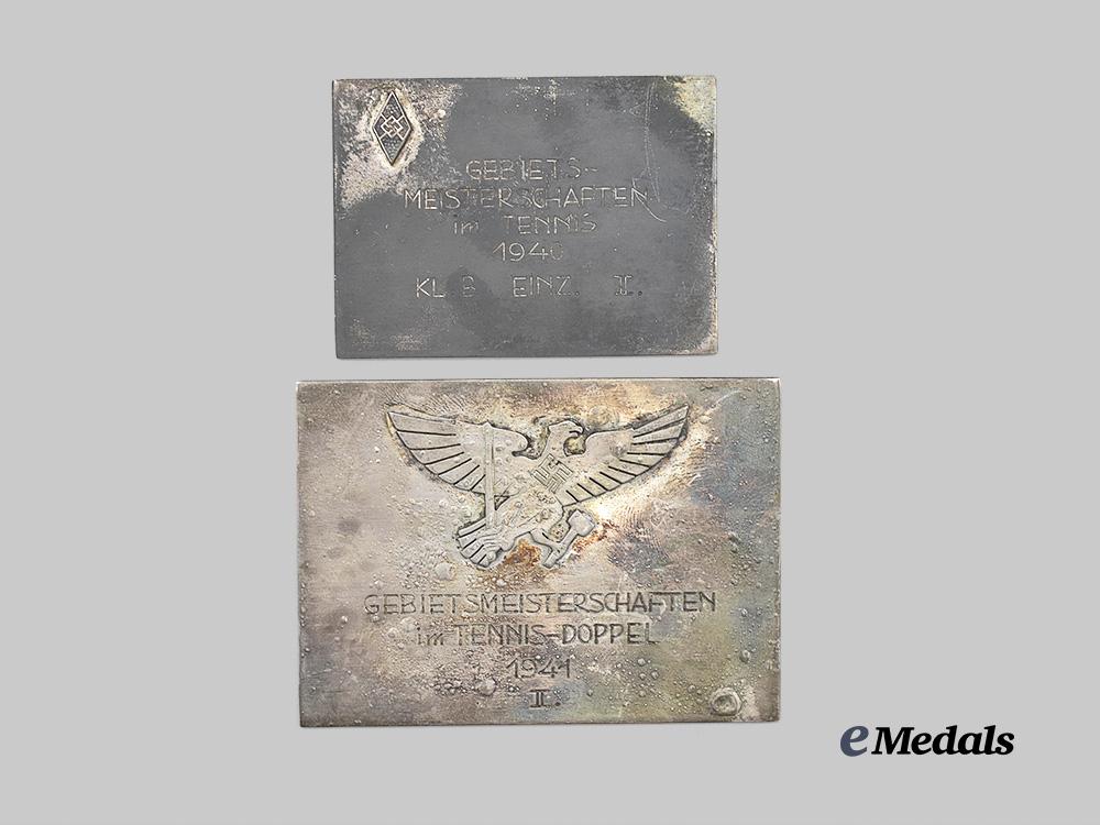 germany,_h_j._a_pair_of_tennis_competition_participant_plaques_e_medals__g61054_2