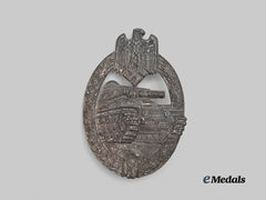 Germany, Wehrmacht. A Panzer Assault Badge, Silver Grade, by Hermann Aurich